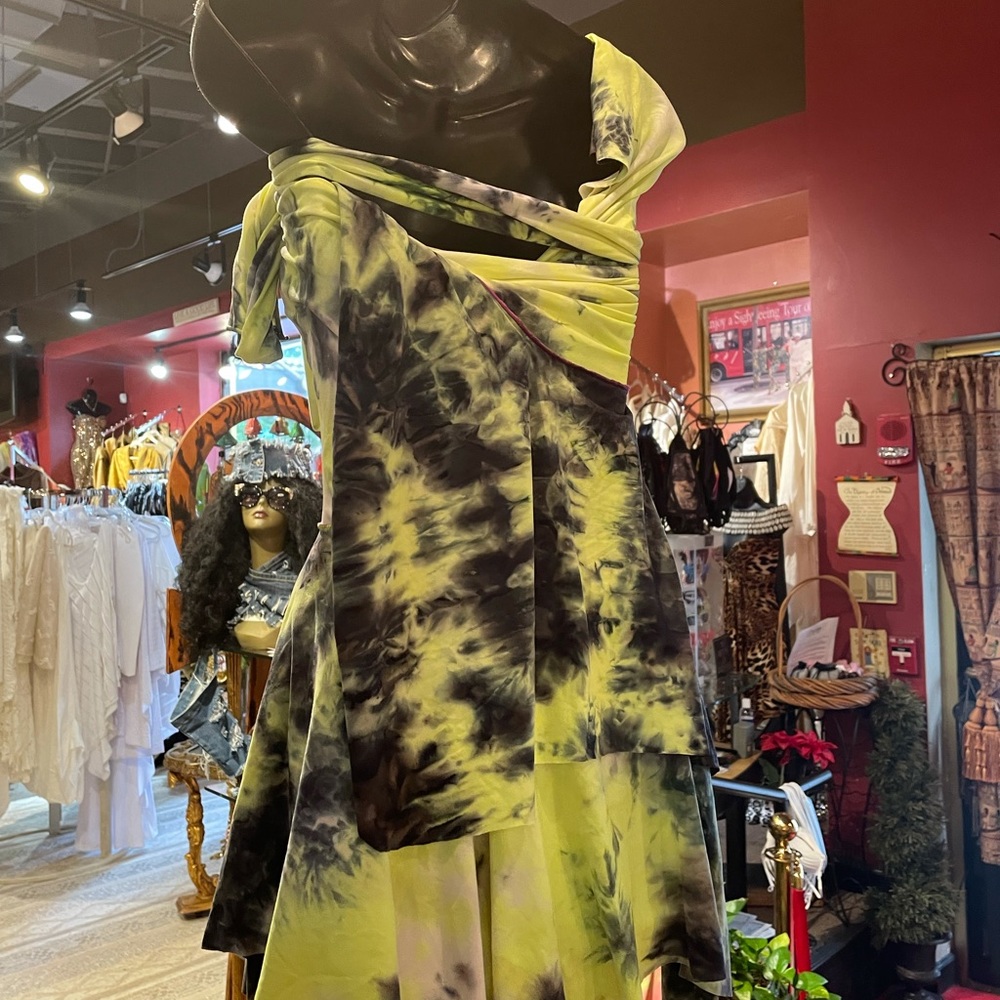 Tye Dye Butterfly Wrap Top